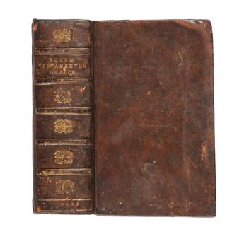 BIBLE IN GREEK.  Novum Jesu Christi Domini Nostri Testamentum.  1566